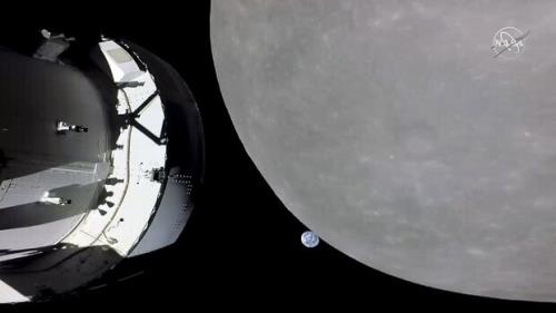 کپسول اوریون متعلق به مأموریت آرتمیس ۱ به ماه رسید
