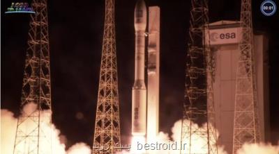 آریان اسپیس 5 ماهواره به مدار زمین برد