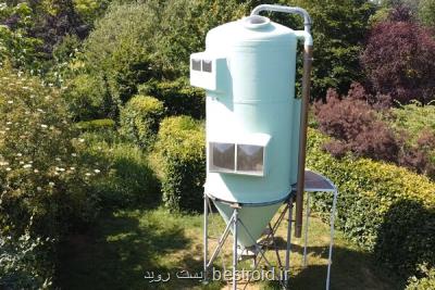 تبدیل سیلوی قدیمی غلات به خانه دوطبقه