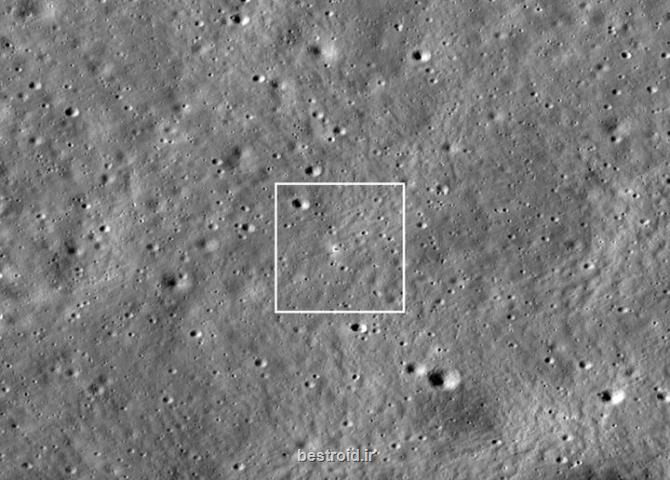 ثبت تصویری از لندر هندی روی ماه